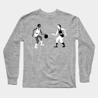 Pixel Basketball Long Sleeve T-Shirt